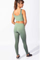 Conjunto Fitness com Bolso Verde Degradê