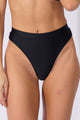 Biquíni com Aro com Calcinha Hot Pants Preto