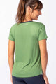 Blusa Gola V Grateful Verde