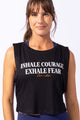 Cropped Cavado Preto Inhale Courage