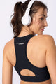 Top Fitness com Bolso Texturizado Preto