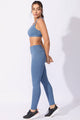 Conjunto Fitness Texturizado Azul