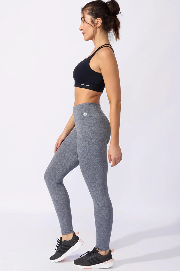 Legging Básica de Poliamida Mescla