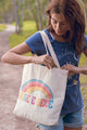 Ecobag Bege Arco Íris