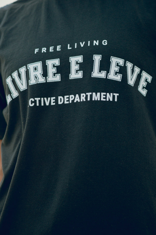 T-Shirt Preta Free Living