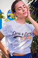 T-Shirt Branca Jardim Livre e Leve