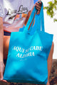 Ecobag Só Cabe Alegria Azul