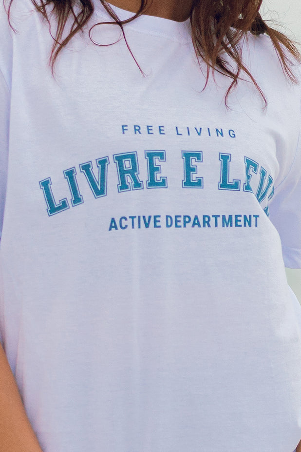 T-Shirt Branca Free Living