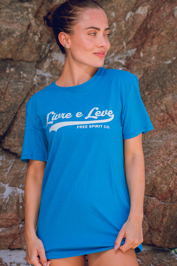 T-Shirt Azul Free Spirit