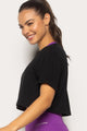 Cropped T-shirt Preto