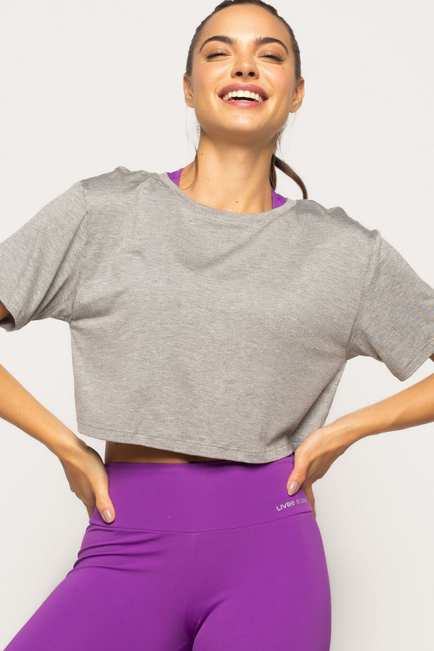 Cropped T-shirt Mescla