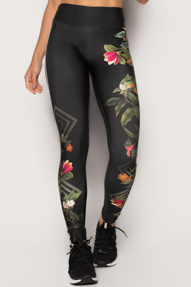 Calça Legging Estampa Felicidade