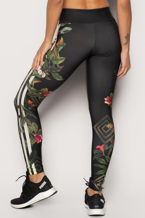 Calça Legging Estampa Felicidade