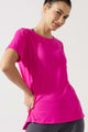 Blusa Alongada Leve Furadinha Rosa