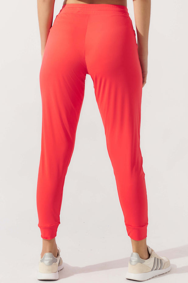 Calça Jogger de Poliamida com Bolso Melancia