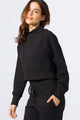 Casaco Moleton Cropped Raglan Preto