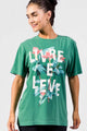 T-Shirt Estonada Livre e Leve Floral