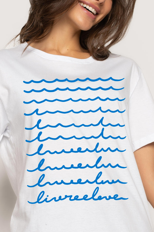 T-Shirt Livre e Leve Wave